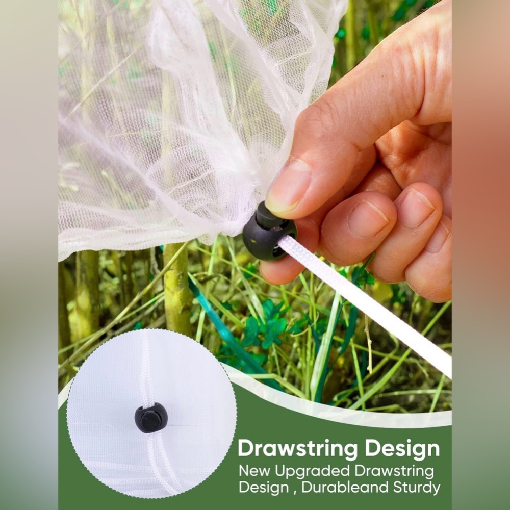 Plant Protection Covers with Drawstring - Picture 7 of 11